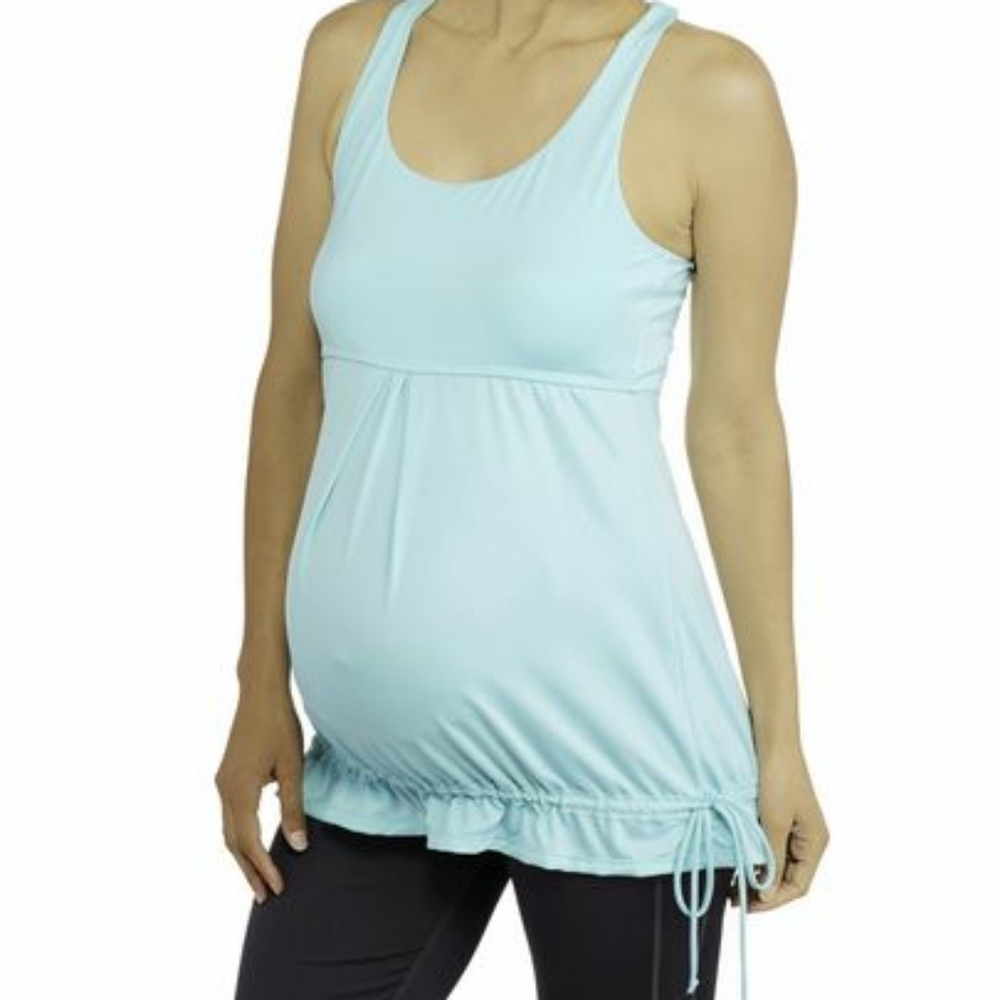 Lamaze Maternity Light Blue Active Wear Size M
